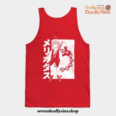 Meliodas Of Wrath Tank Top Red / S