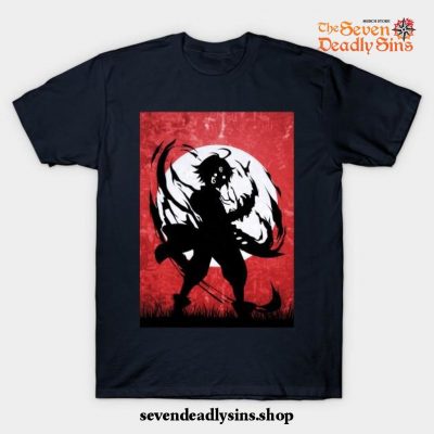 Meliodas Rage T-Shirt Navy Blue / S