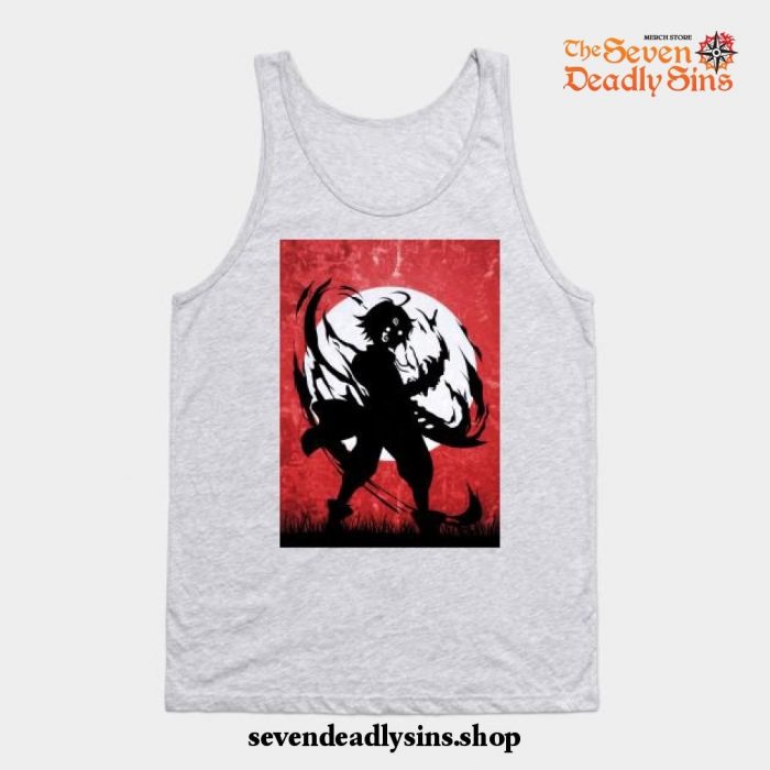 Meliodas Rage Tank Top Gray / S