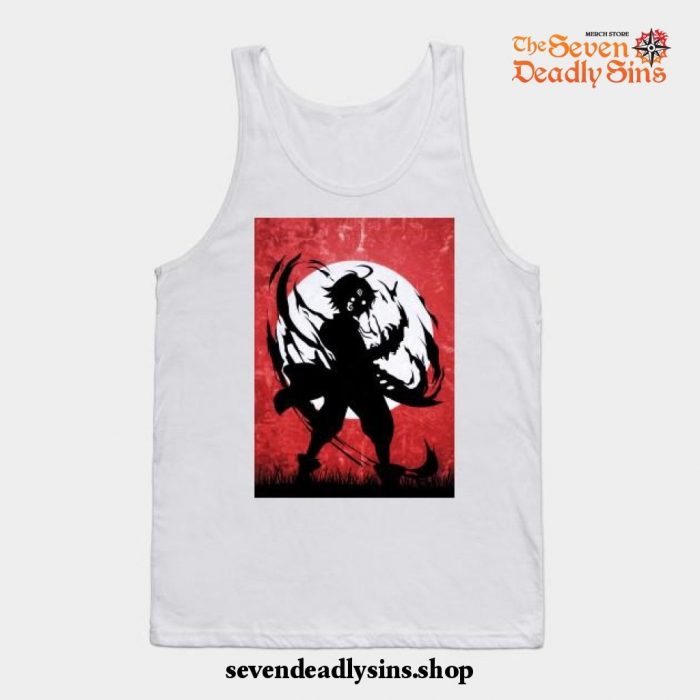 Meliodas Rage Tank Top White / S