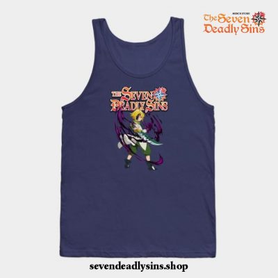 Meliodas Tank Top Navy Blue / S