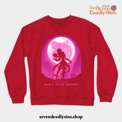 Merlin Crewneck Sweatshirt Red / S