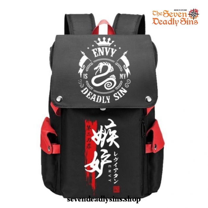 New Seven Deadly Sins Large Capacity School Backpack Type 02