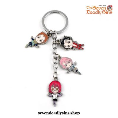 New The Seven Deadly Sins Figure Pendants Keychain Type 3