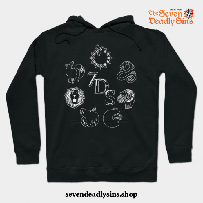 Seven Deadly Sins Hoodie Black / S