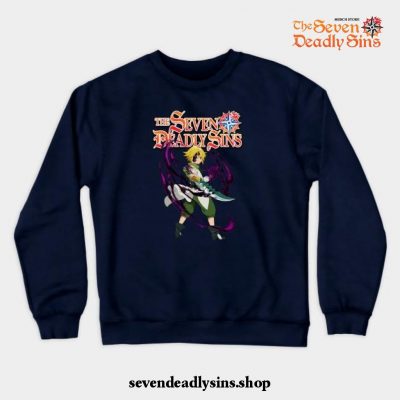 Seven Deadly Sins Meliodas Crewneck Sweatshirt Navy Blue / S