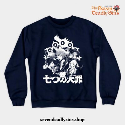 The Deadliest Seven Crewneck Sweatshirt1 Navy Blue / S