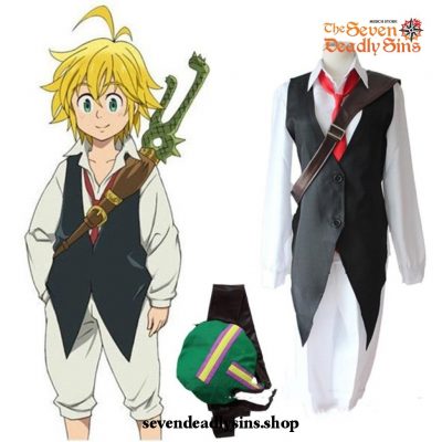 The Seven Deadly Meliodas Cosplay Costume Full Set Uniform