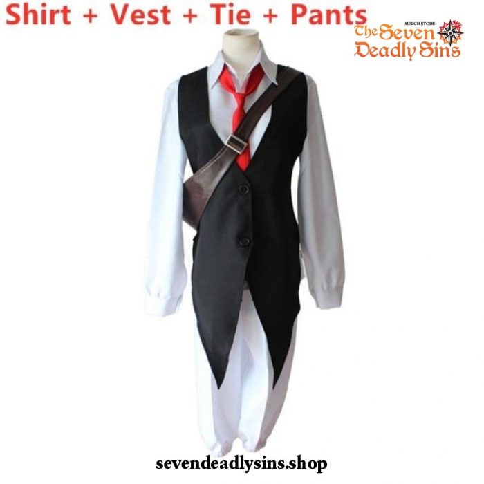 The Seven Deadly Meliodas Cosplay Costume Full Set Uniform Xl