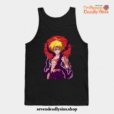 The Seven Deadly Sins Anime - Meliodas Tank Top Black / S