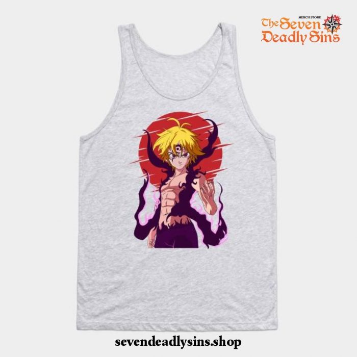 The Seven Deadly Sins Anime - Meliodas Tank Top Gray / S