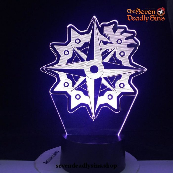 The Seven Deadly Sins Dragons Sin Of Wrath 3D Led Lamp