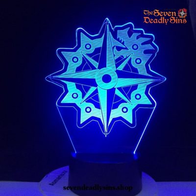 The Seven Deadly Sins Dragons Sin Of Wrath 3D Led Lamp