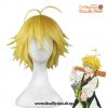 The Seven Deadly Sins Dragons Sin Of Wrath Meliodas Short Golden Wig Cosplay