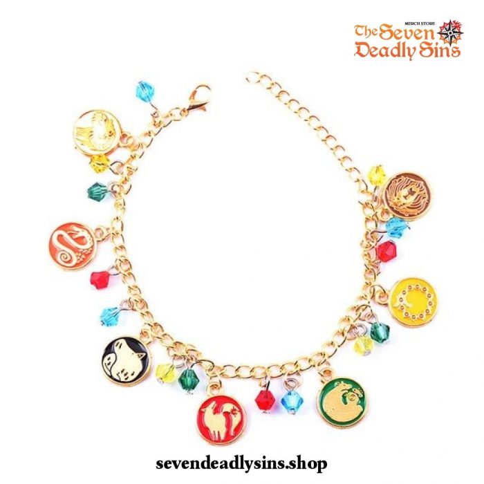 The Seven Deadly Sins Emblems Charm Bracelet