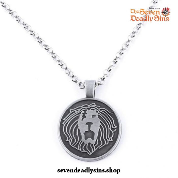 The Seven Deadly Sins Emblems Pendant Necklace Lion