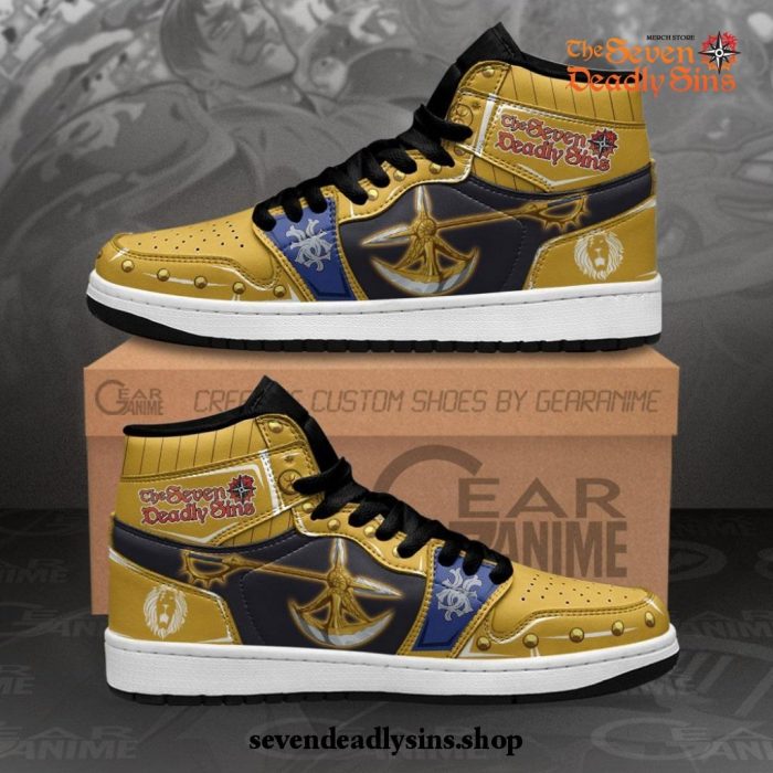 Escanor Divine Axe Rhitta Sneakers Seven Deadly Sins Anime Shoes MN10 Men / US6.5 Official Death Note Merch