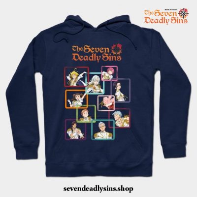 The Seven Deadly Sins Festival Links Hoodie Navy Blue / S