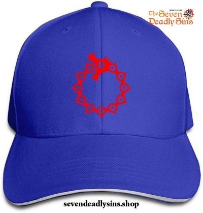 The Seven Deadly Sins Hat - Dragon Sin Hip Hop Baseball Caps Blue