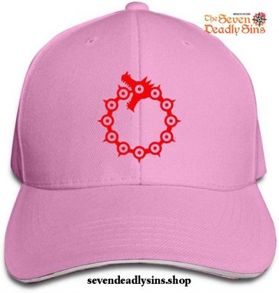 The Seven Deadly Sins Hat - Dragon Sin Hip Hop Baseball Caps Pink