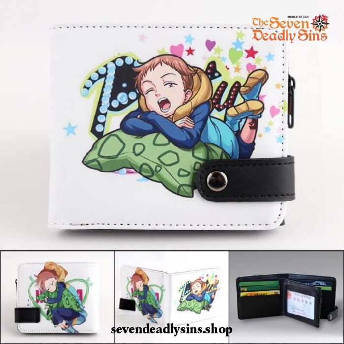 The Seven Deadly Sins King Wallet Grizzlys Sin Of Sloth Coin Pocket