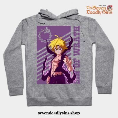 The Seven Deadly Sins- Meliodas Hoodie Gray / S