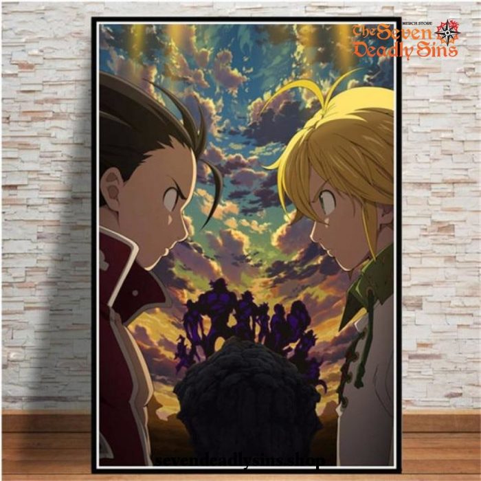 The Seven Deadly Sins Meliodas & Zeldris Wall Art