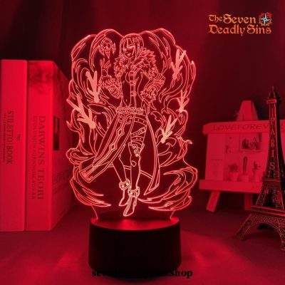 The Seven Deadly Sins Merlin 3D Led Lamp