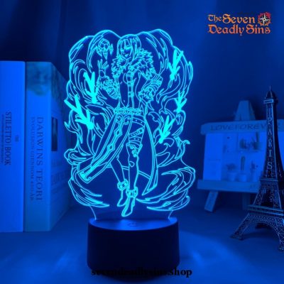 The Seven Deadly Sins Merlin 3D Led Lamp