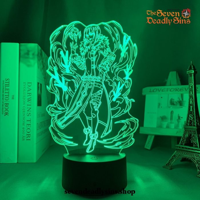 The Seven Deadly Sins Merlin 3D Led Lamp