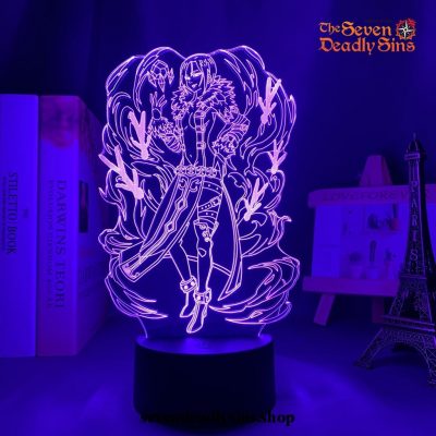 The Seven Deadly Sins Merlin 3D Led Lamp