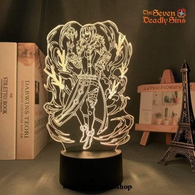 The Seven Deadly Sins Merlin 3D Led Lamp