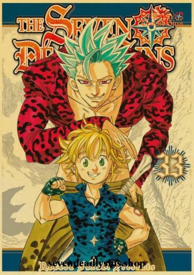 The Seven Deadly Sins Movie No.33 Kraft Paper Poster