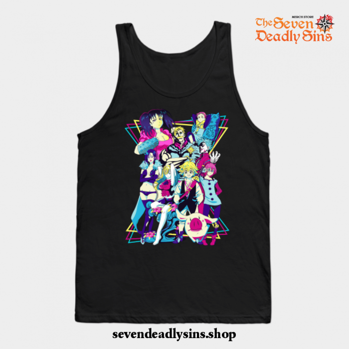 The Seven Deadly Sins - Retro Tank Top Black / S