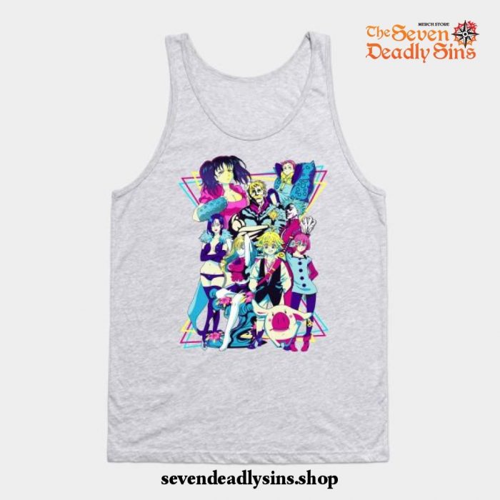 The Seven Deadly Sins - Retro Tank Top Gray / S