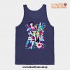 The Seven Deadly Sins - Retro Tank Top Navy Blue / S