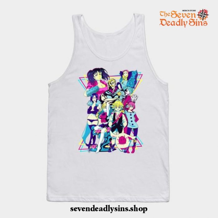 The Seven Deadly Sins - Retro Tank Top White / S