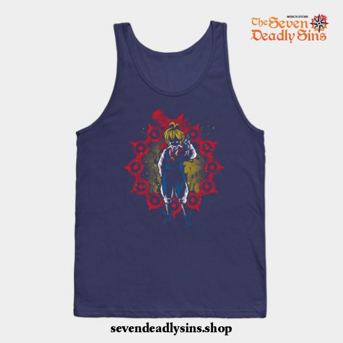 Wrath Hero Tank Top Navy Blue / S