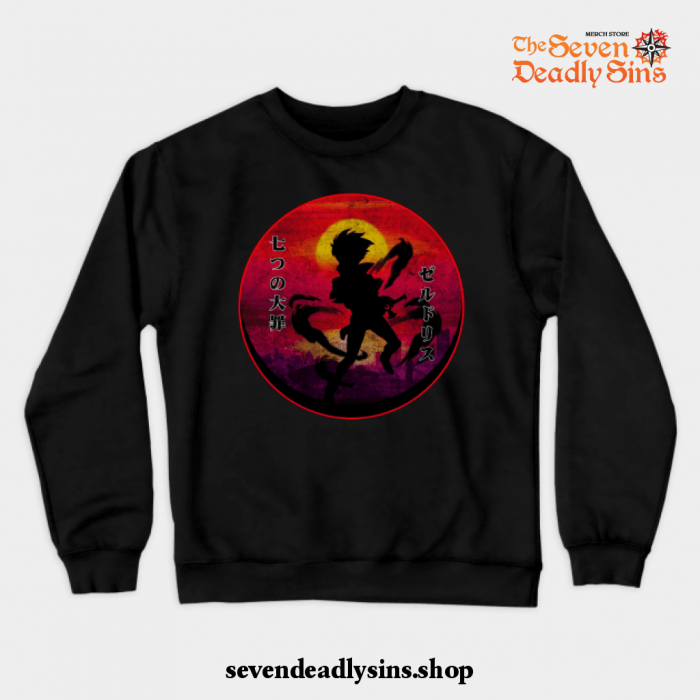 Zeldris V Seven Deadly Sins Crewneck Sweatshirt Black / S