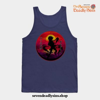 Zeldris V Seven Deadly Sins Tank Top Navy Blue / S