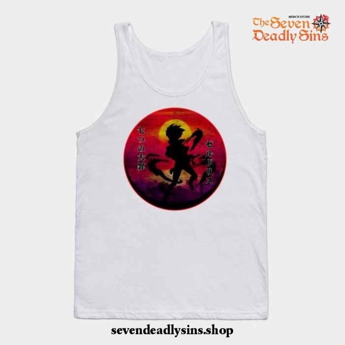 Zeldris V Seven Deadly Sins Tank Top White / S