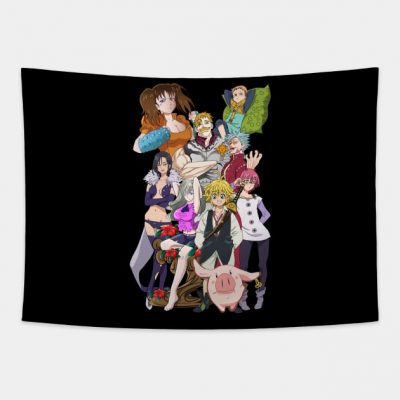 Seven Deadly Sins Anime Tapestry Official Cow Anime Merch