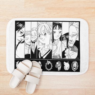 The Deadly Seven Sins Bath Mat Official Cow Anime Merch