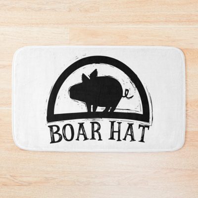 Boar Hat (Black) Bath Mat Official Cow Anime Merch