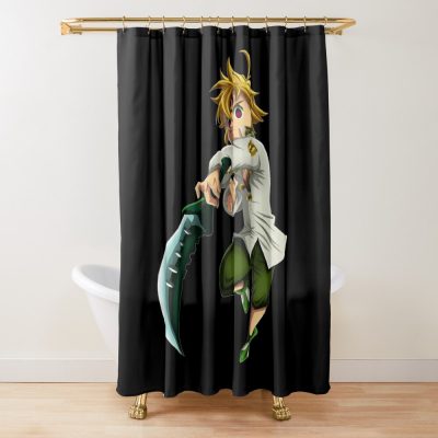 Seven Deadly Sins Meliodas Shower Curtain Official Cow Anime Merch