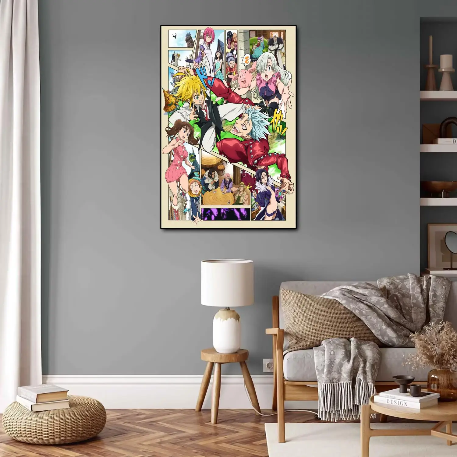 2024 Seven Deadly Sins Wall Art